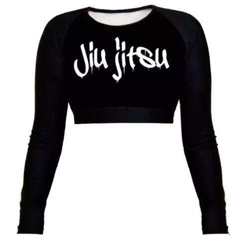 Cropped Jiu Jitsu Graffiti