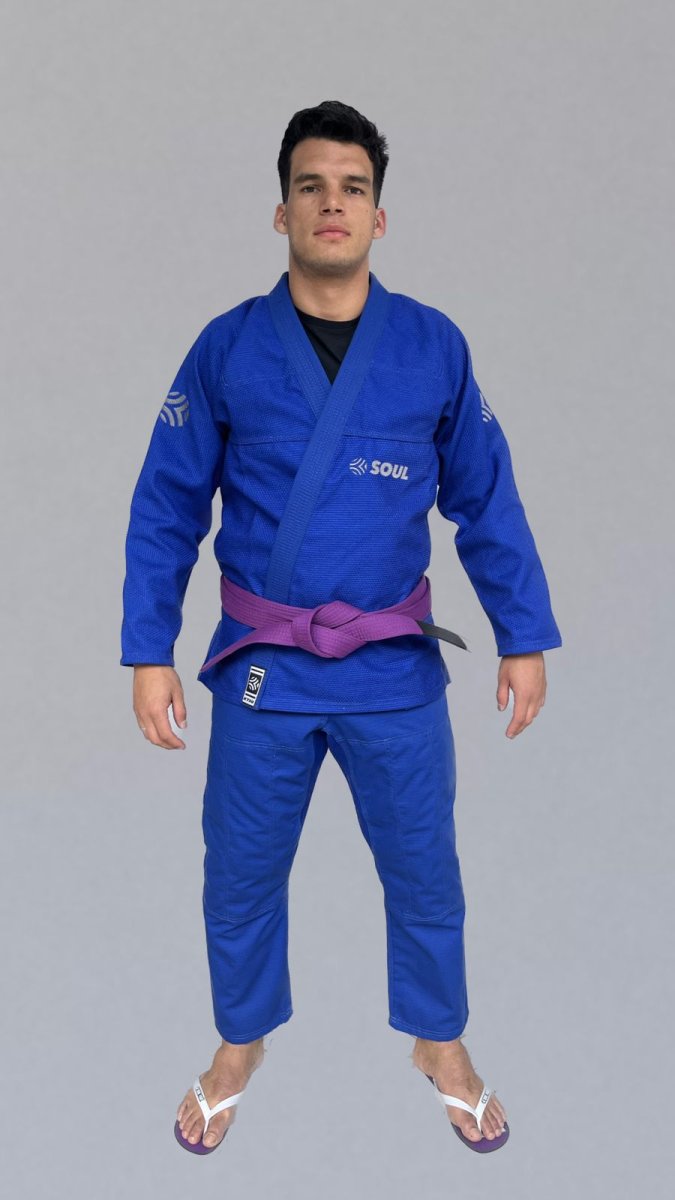 Kimono KTSU – Azul/Cinza - Image 3