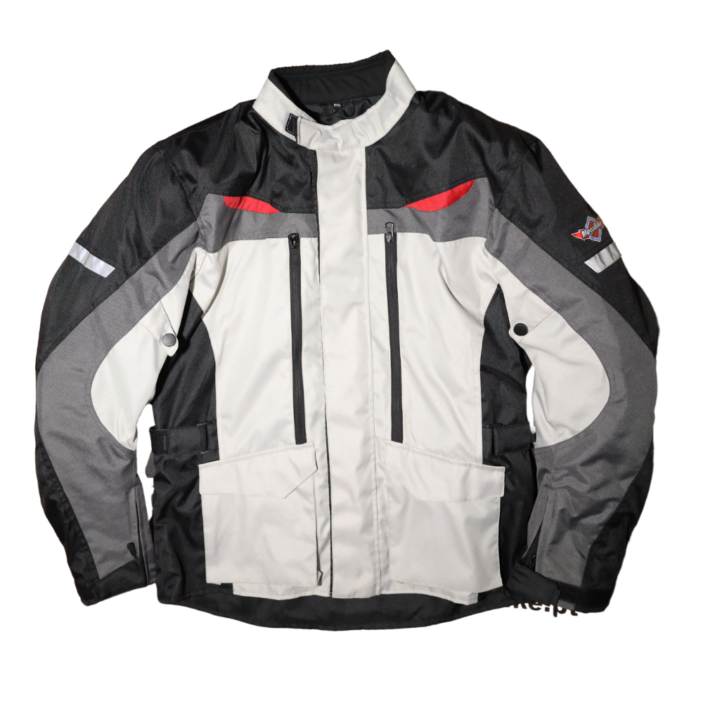 Casaco Cordura Impermeável MegaBike Cinza