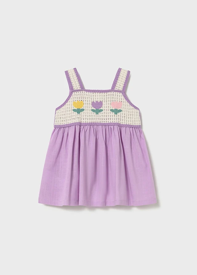 Vestido combinado crochet MAYORAL 1931