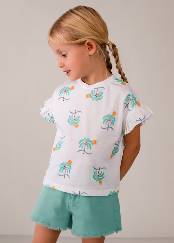 T-shirt estampada menina Mayoral 3018 - Image 3