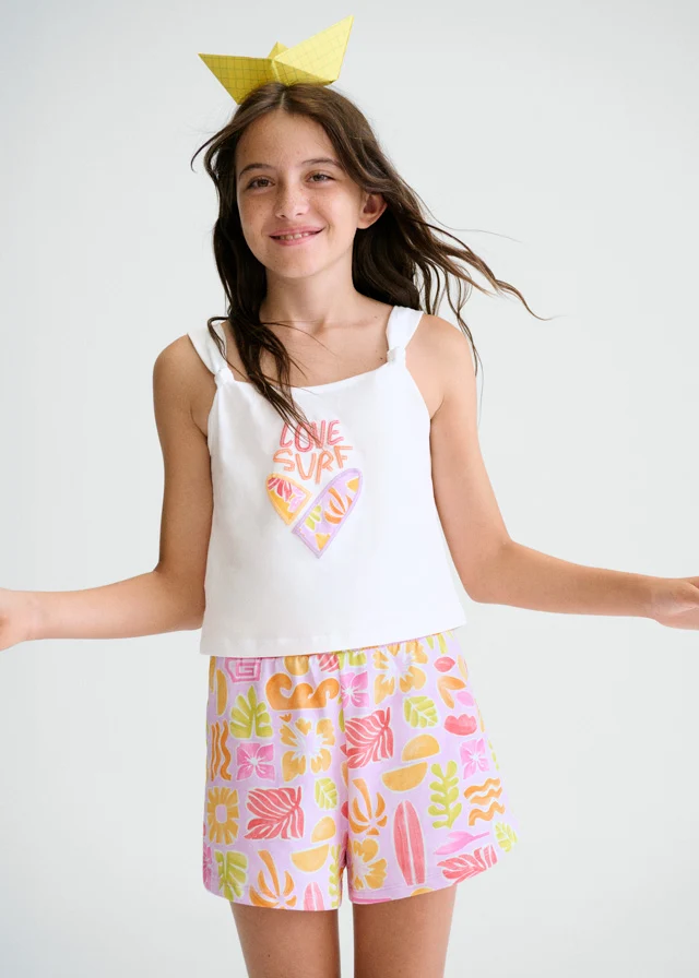 Conjunto short estampado MAYORAL 6210 - Image 3