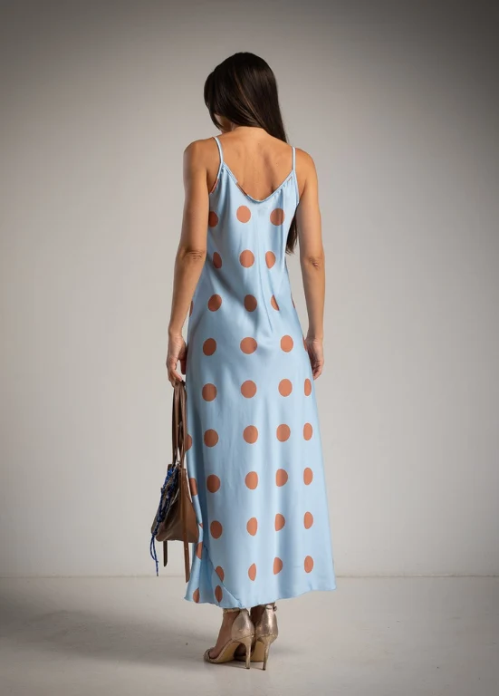 VESTIDO MAXI COM BOLINHAS - ALIBY - Image 5