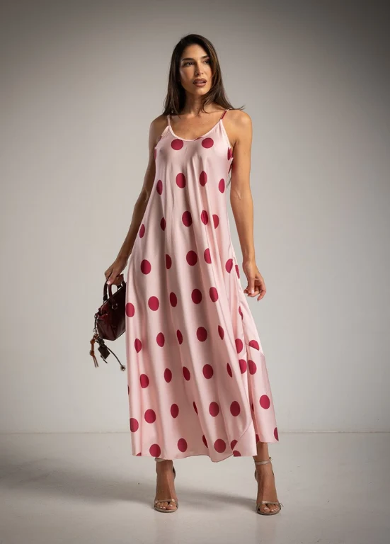 VESTIDO MAXI COM BOLINHAS - ALIBY - Image 2