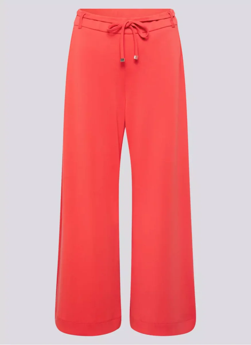 CALÇA FLUIDA COM ELÁSTICO NO COS E PERNA LARGA - RABE - Image 8