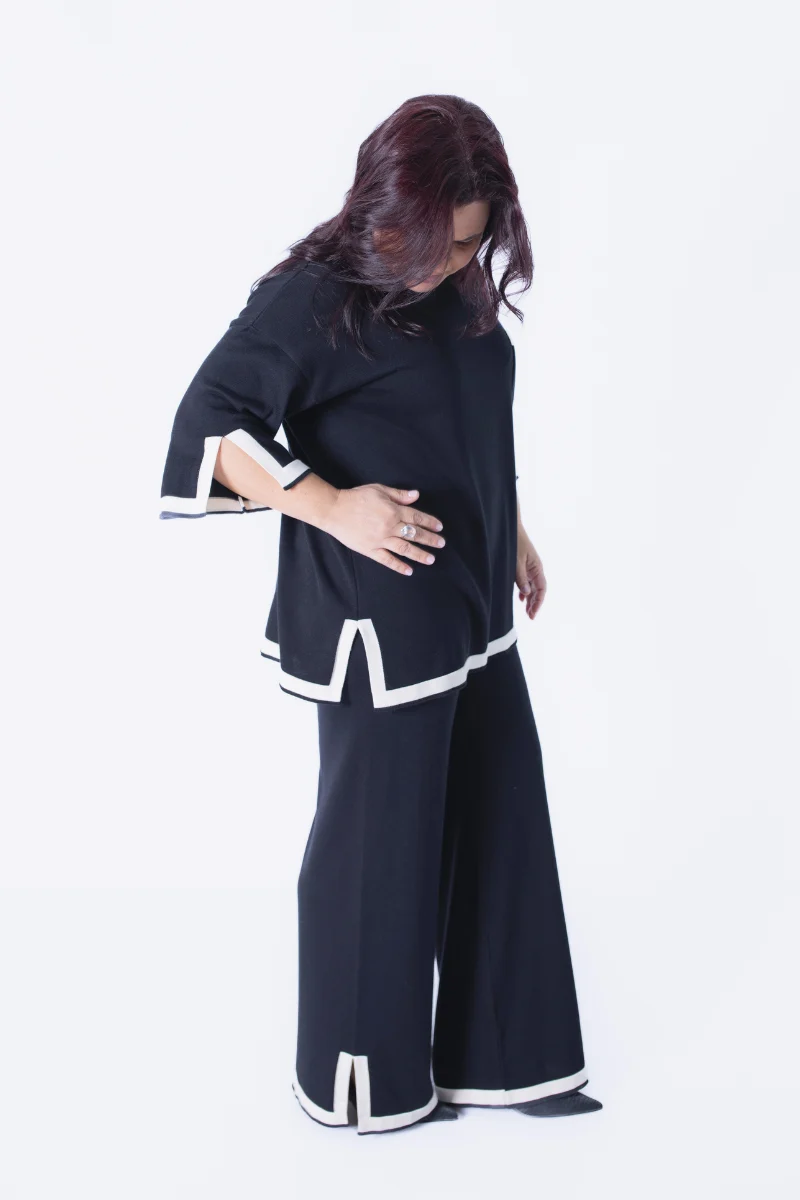 Calça Rüga Contrastes Preto - Image 4