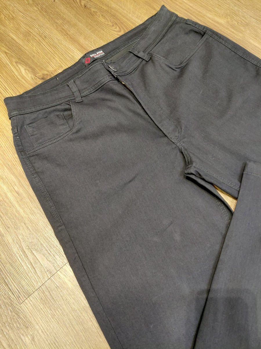 Calça Jeans Reta Plus Size Preto 002810-2 - Image 3