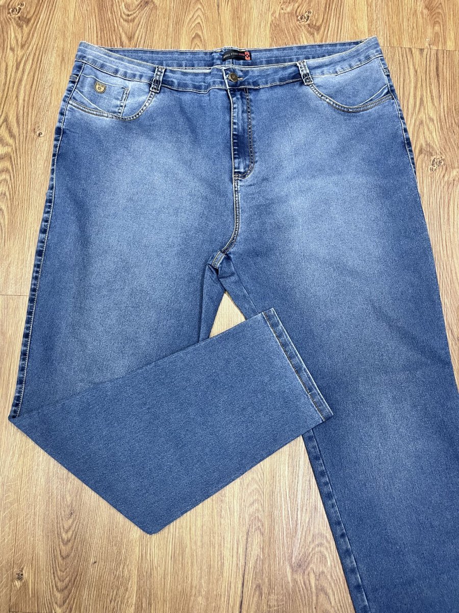 Calça Jeans Reta Plus Size Azul 002411-1 - Image 2