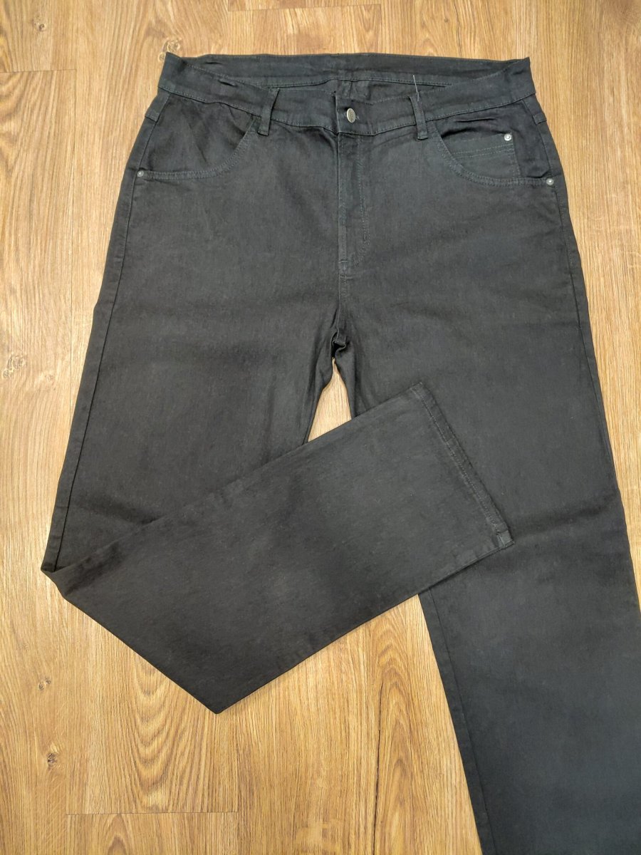 Calça Jeans Reta Plus Size Preto 001504-1 - Image 2