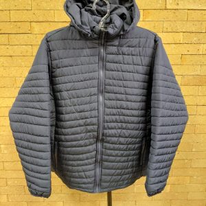Jaqueta Puffer Com Capuz Removível Plus Size 003045