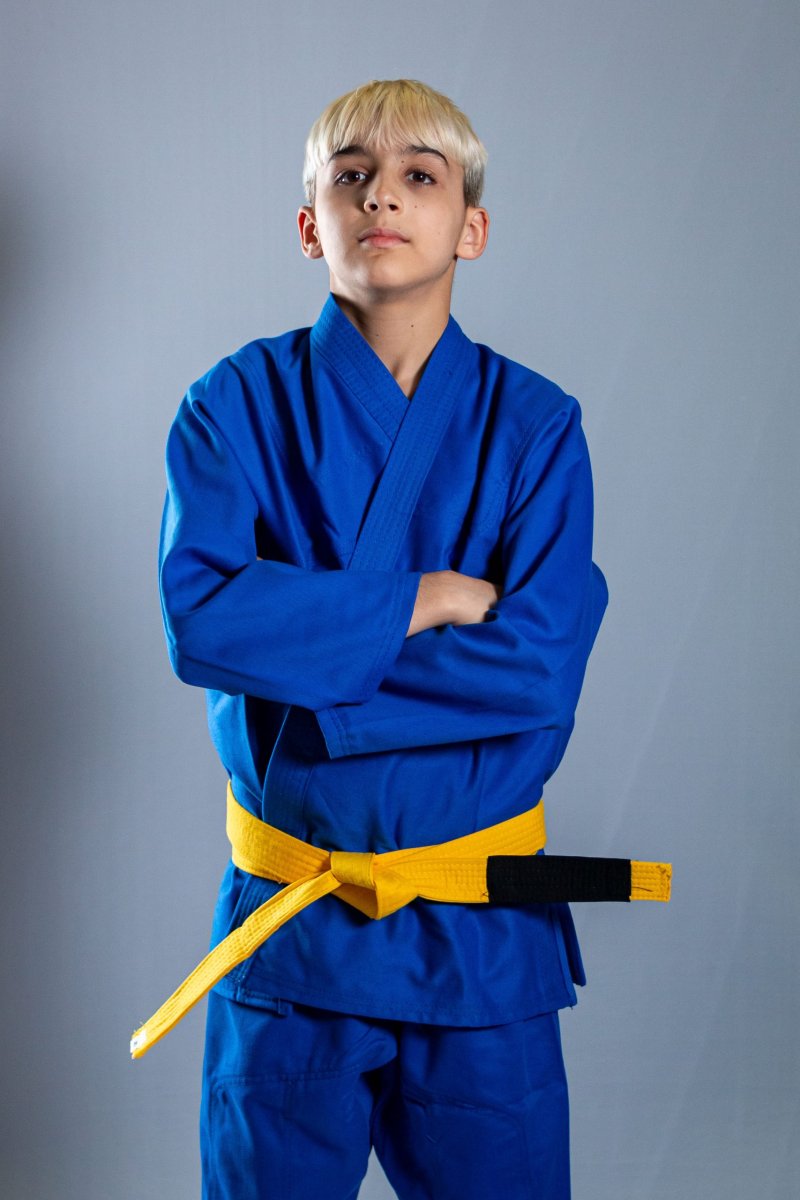 Kimono Reforçado Ktsu Infantil – Azul – Judô e Jiu Jitsu - Image 6