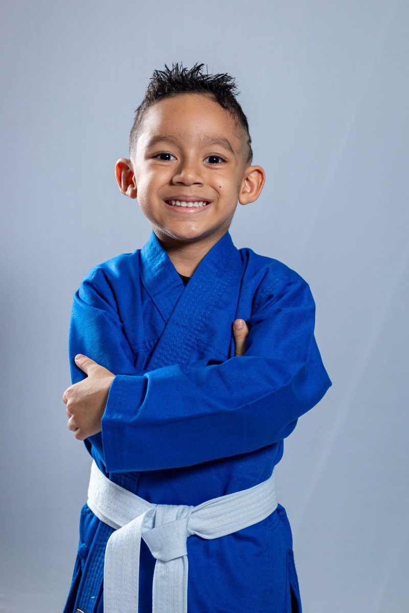Kimono Reforçado Ktsu Infantil – Azul – Judô e Jiu Jitsu - Image 5