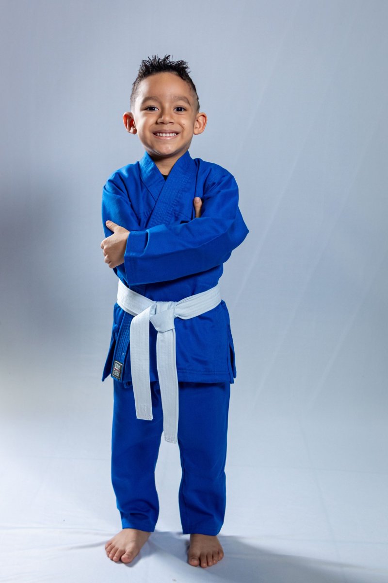 Kimono Reforçado Ktsu Infantil – Azul – Judô e Jiu Jitsu - Image 8